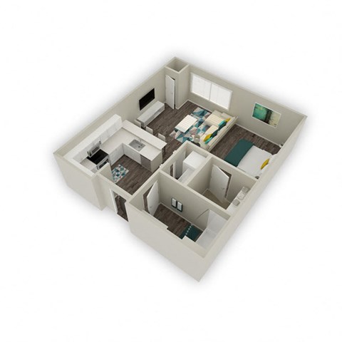 Shay2 Floor Plan at The Zeller, Utah, 84115